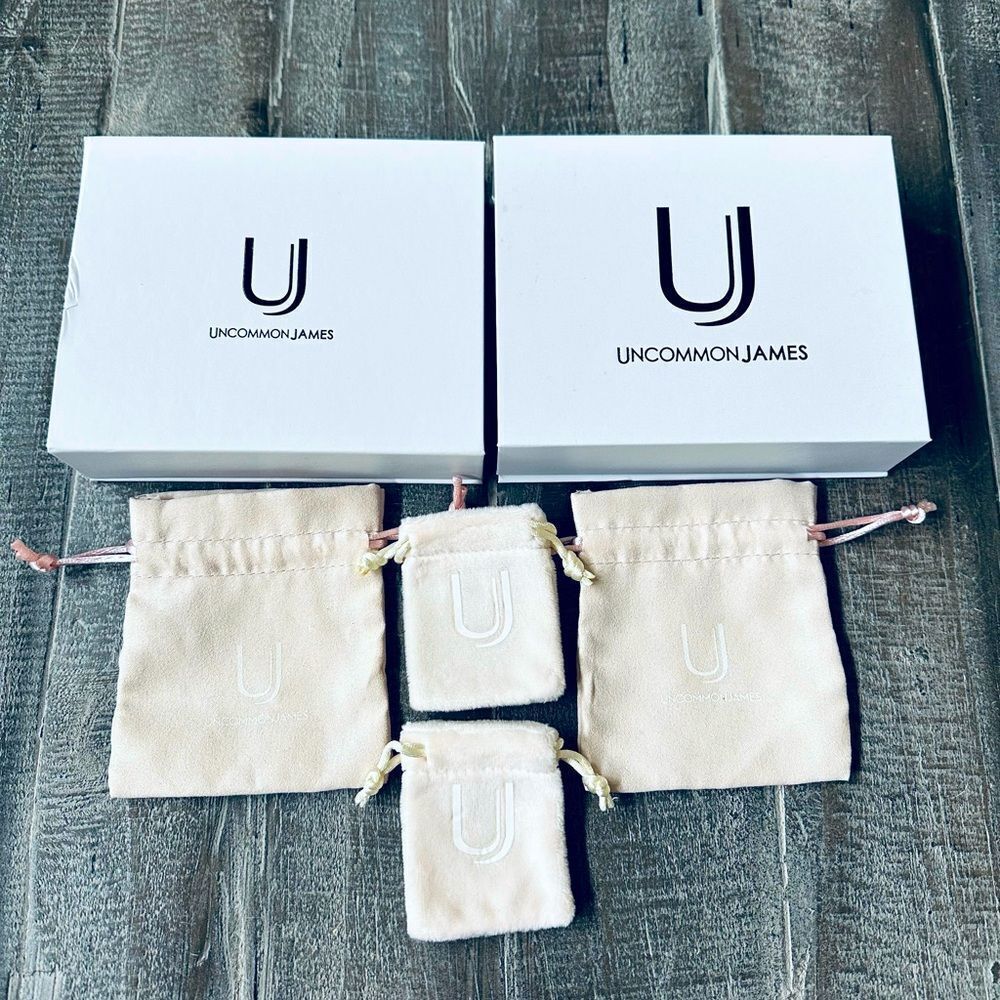 Uncommon James Jewelry Gift Bags Storage Boxes Bundle Lot